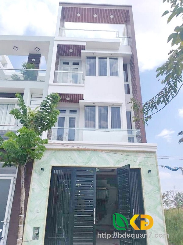 Bán nhà 2 lầu mới mặt tiền hẻm 8m 2581 Huỳnh Tấn Phát Nhà Bè.